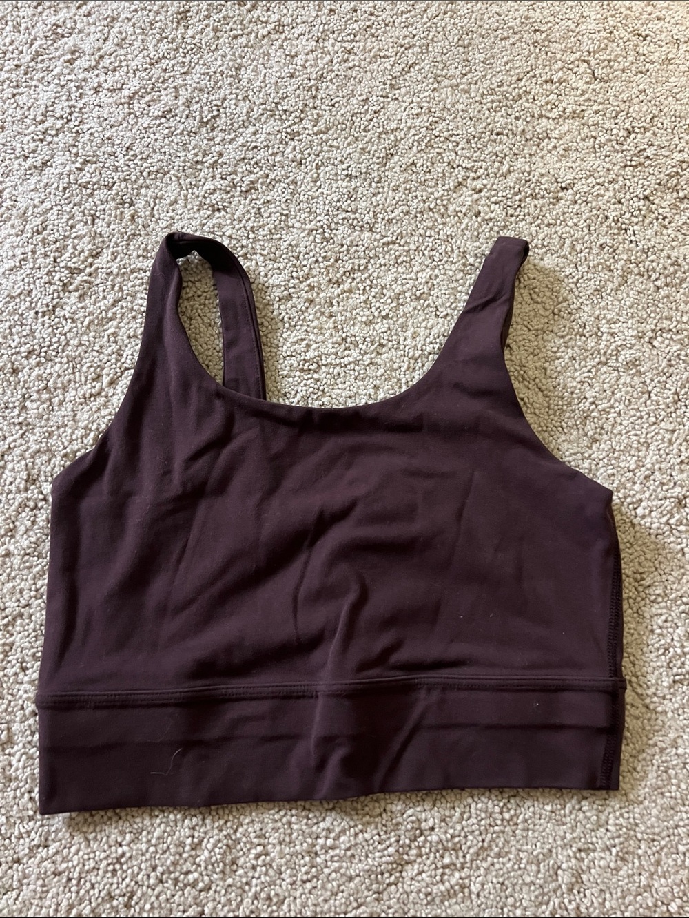 Brown Nike workout top